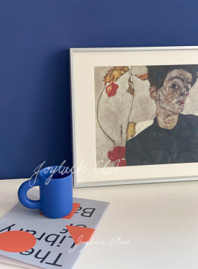 席勒中古简约包豪斯风工业风挂画