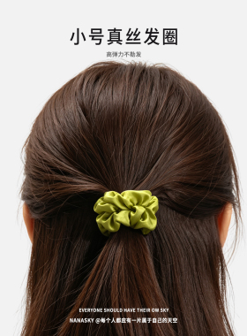 真丝发圈小号高级感教师节送老师