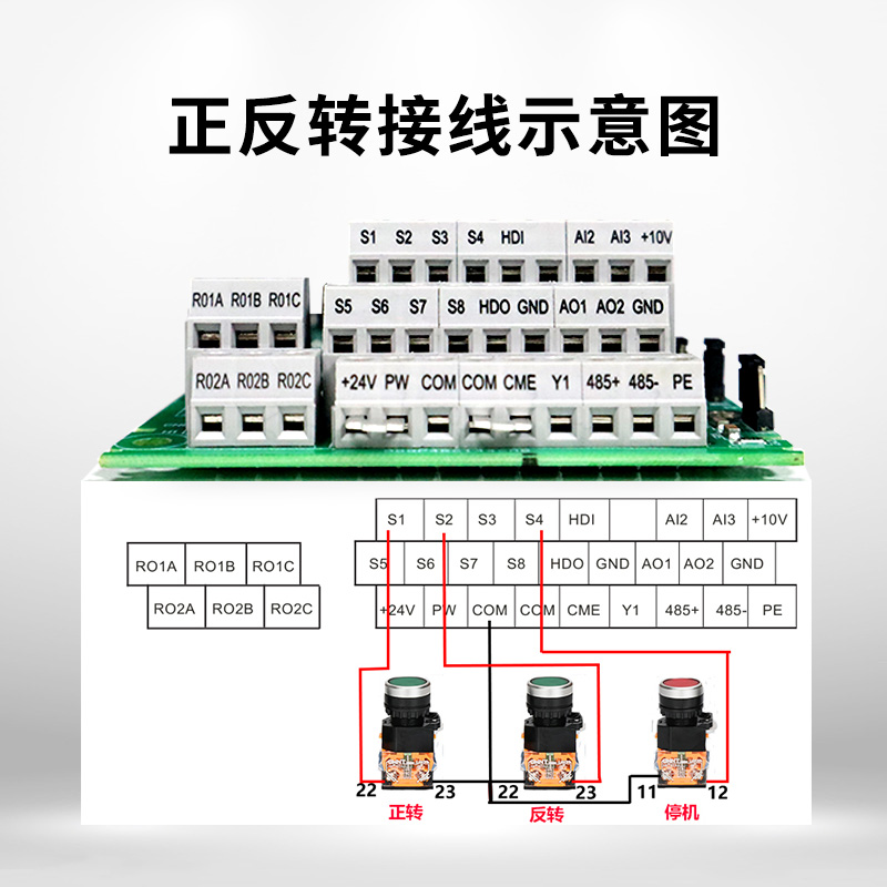 重载变频器三相380V7.5KW11KW15KW22KW37KW单相220V风机水泵调速 - 图2