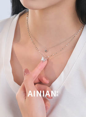 小众设计感高级轻奢纯银项链艾念