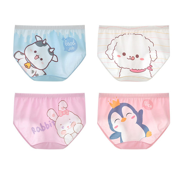4 pack girls girls briefs triangle girls panties
