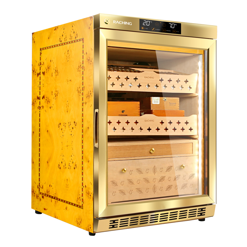Raching美晶 MON800A智能水平线雪松木恒温恒湿雪茄储存柜保湿箱-图3