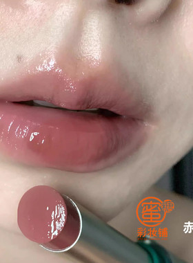 冰透口黑你是疯了吧，真敢啊！灰调透黑色细闪镜面口红唇釉清凉夏