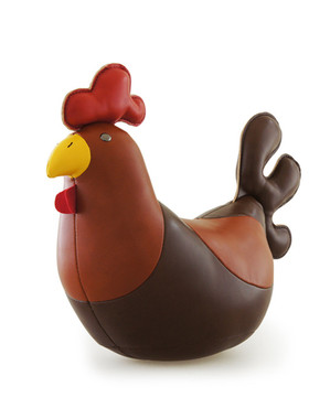 zuny台湾公鸡企鹅手工装饰摆件