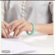 Counter hair straightening, fidelity, exquisite Guizhou green bracelet, fashionable and versatile women's style, peace of mind bracelet, national style