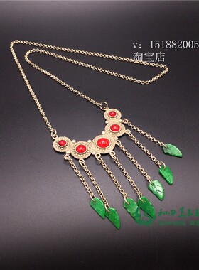 压襟长款流苏禁步棉麻百搭风挂件