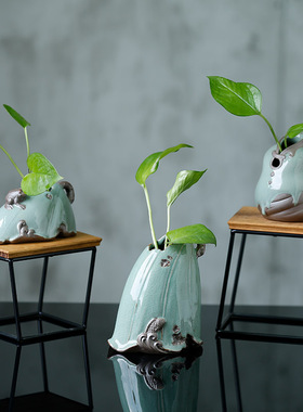 陶瓷小花瓶电视柜玄关桌面摆件