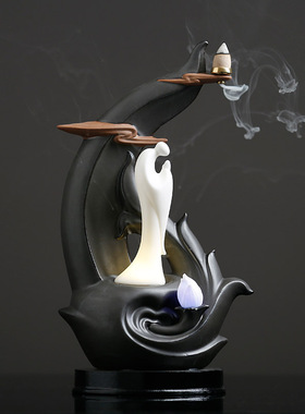 新中式风禅意客厅玄关书房小摆件