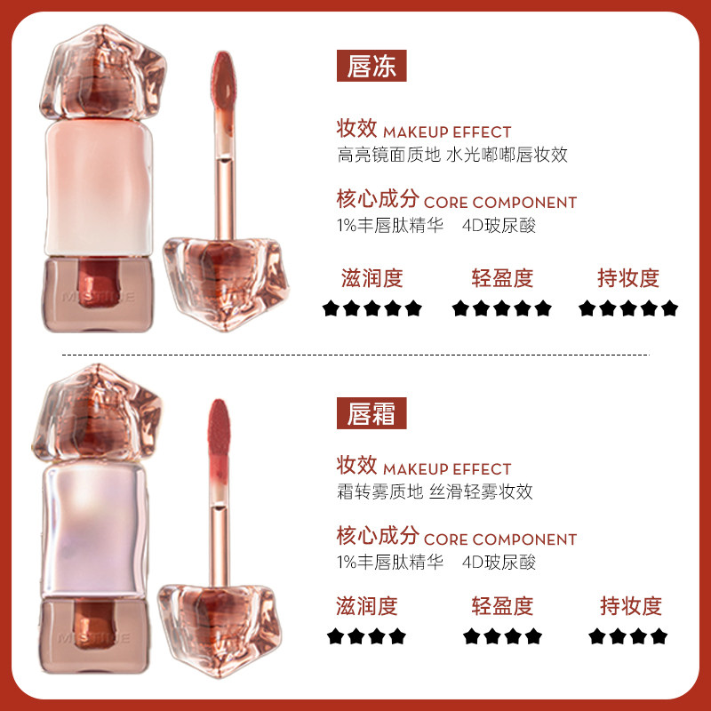 Mistine蜜丝婷唇釉泰式奶咖j01浮光落日限定口红镜面唇冻唇泥G02,淘宝优惠券,粉丝福利购,淘宝优惠卷
