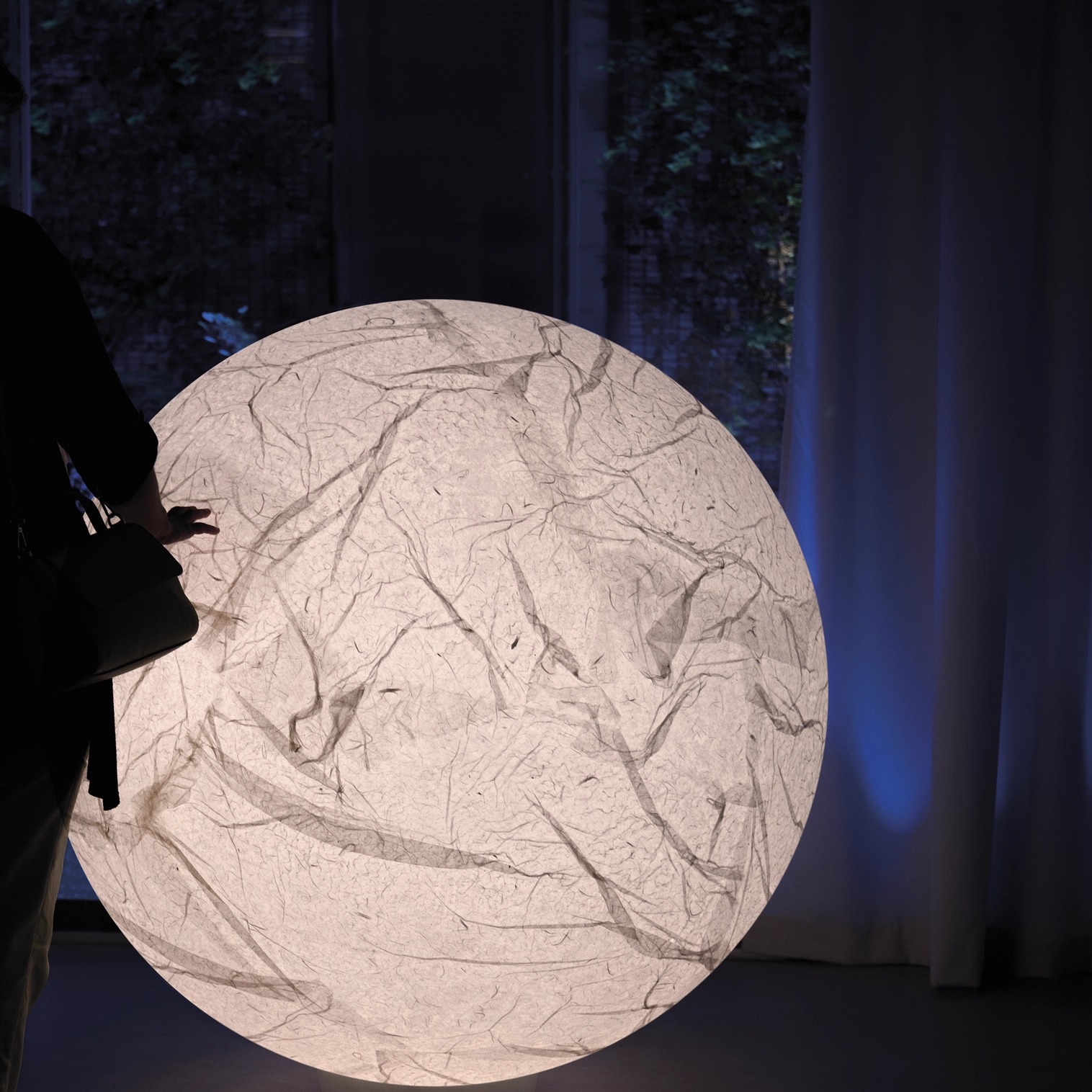 Davide Groppi Moon月球落地灯客厅卧室设计师后现代轻奢立式台灯 - 图0