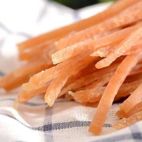 宠物狗零食鸡肉切丝鸡胸肉条成幼犬泰迪贵宾比熊训练奖励零食肉干 - 图1