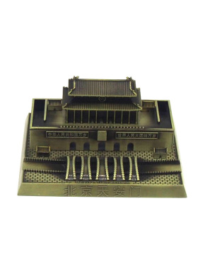 北京天坛天安门地标模型摆件