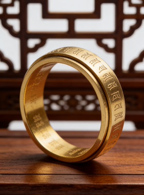 2026戒指男女情侣戒指经文时尚个性
