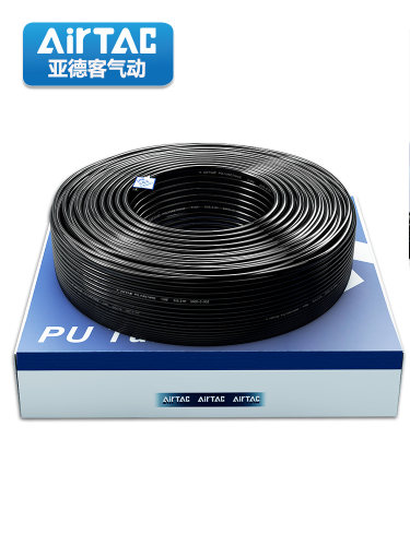 亚德客气动空压机PU聚酯软气管透明蓝黑色US98A12X10X8X5.5X6X4MM - 图0