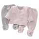 Baby thin cotton foot wrap set with separate feet