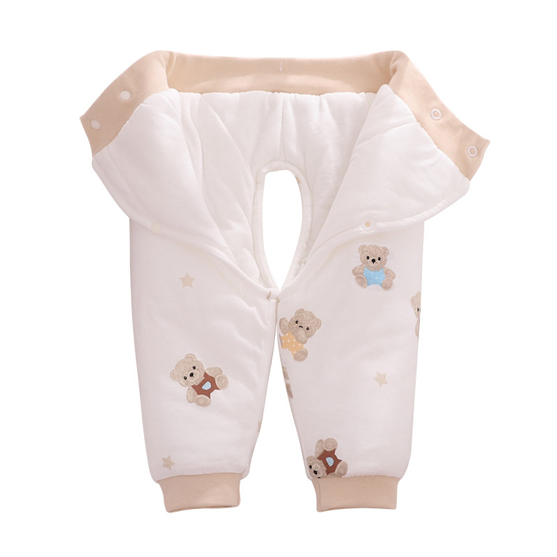 新生婴儿棉裤开档夹棉加厚裤腰按扣可调开裆裤刚初生宝宝裤子冬装,淘宝优惠券,粉丝福利购,淘宝优惠卷