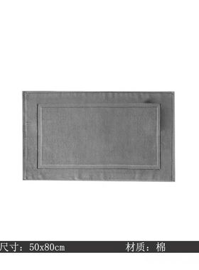 样板间卫生间浴室地垫门垫酒店加厚吸水长毛脚垫毛巾垫浴缸摆件
