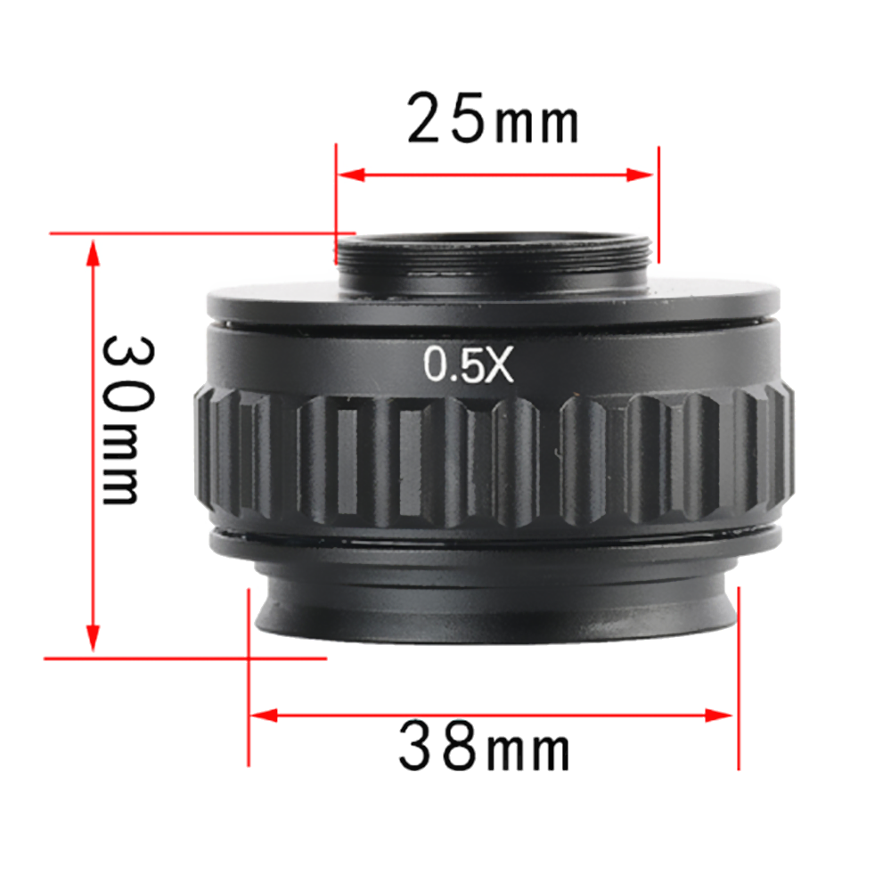CTV视频转接头0.3X0.4X0.5X 相机转接口三目显微镜对接口摄影目镜 - 图2
