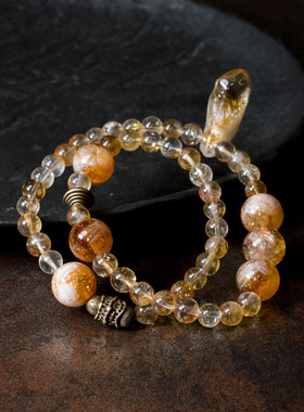 随性搭小众不撞款水晶手串手链