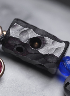 非鱼之家复古民族风男水墨手链