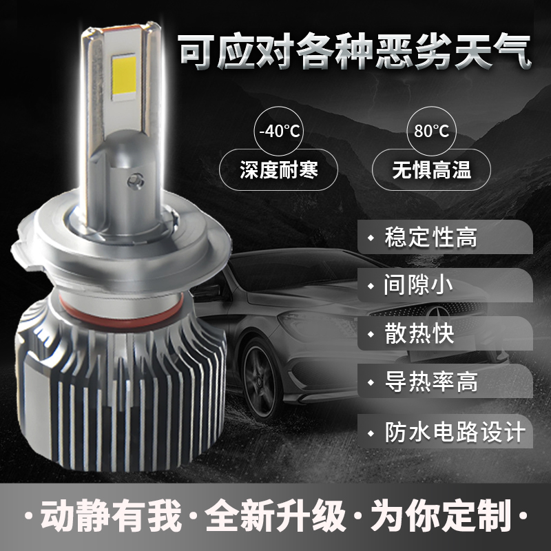 Super bright spotlight modified LED light non-destructive installation bulb