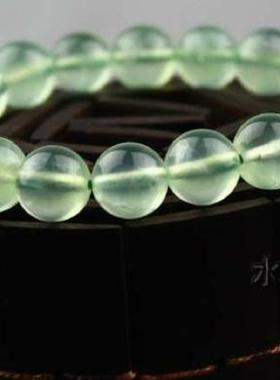 天然葡萄石手链圆珠手串项链无染