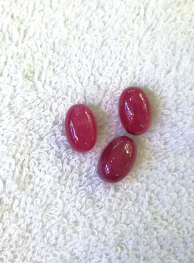 天然无烧无染红宝石裸石戒面戒指