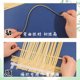 Bamboo weaving bamboo strips intangible cultural heritage weaving handmade kindergarten diy material package color gradient bamboo fan boat