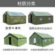 Thickened outdoor rainproof cotton engineering marching tent