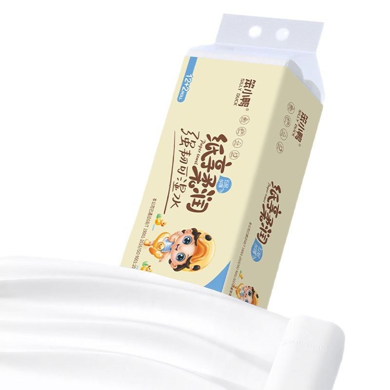 笨小鸭800g卷纸原生木浆加厚厕所纸巾家用卫生纸厂家直销家用,淘宝优惠券,粉丝福利购,淘宝优惠卷