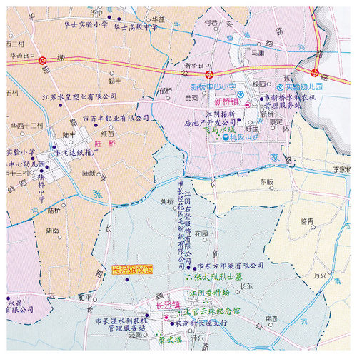 江阴地图 新版 无锡江阴市交通旅游地图 走遍江苏 江阴商贸地图 - 图3