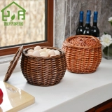 Редакционная корзина для яиц Rattan Редактор Bamboo Редактор Creative Grass Редактор корзина корзина для яиц бамбуковая корзина для хранения объектов для хранения