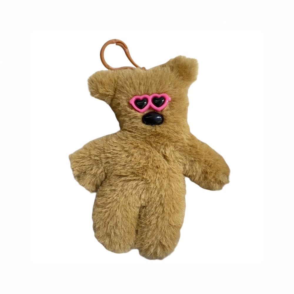 高颜值憨豆先生泰迪熊会吱吱叫成品毛绒玩偶包挂件创意情侣礼物 - 图3