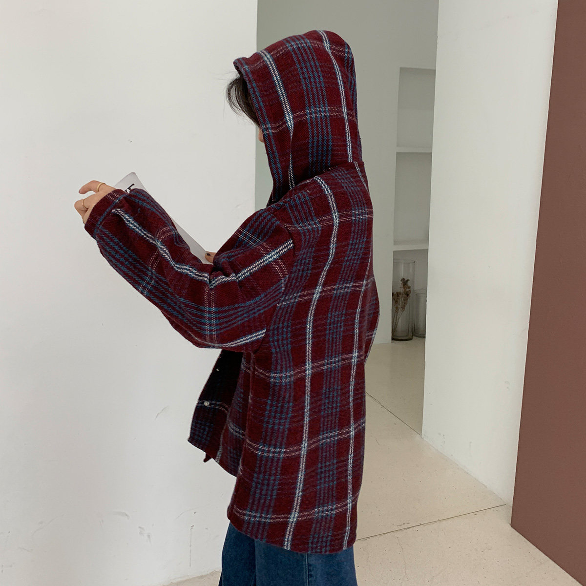 真维斯(含羊毛)新品秋冬女款女外套 真维斯时尚衬衫