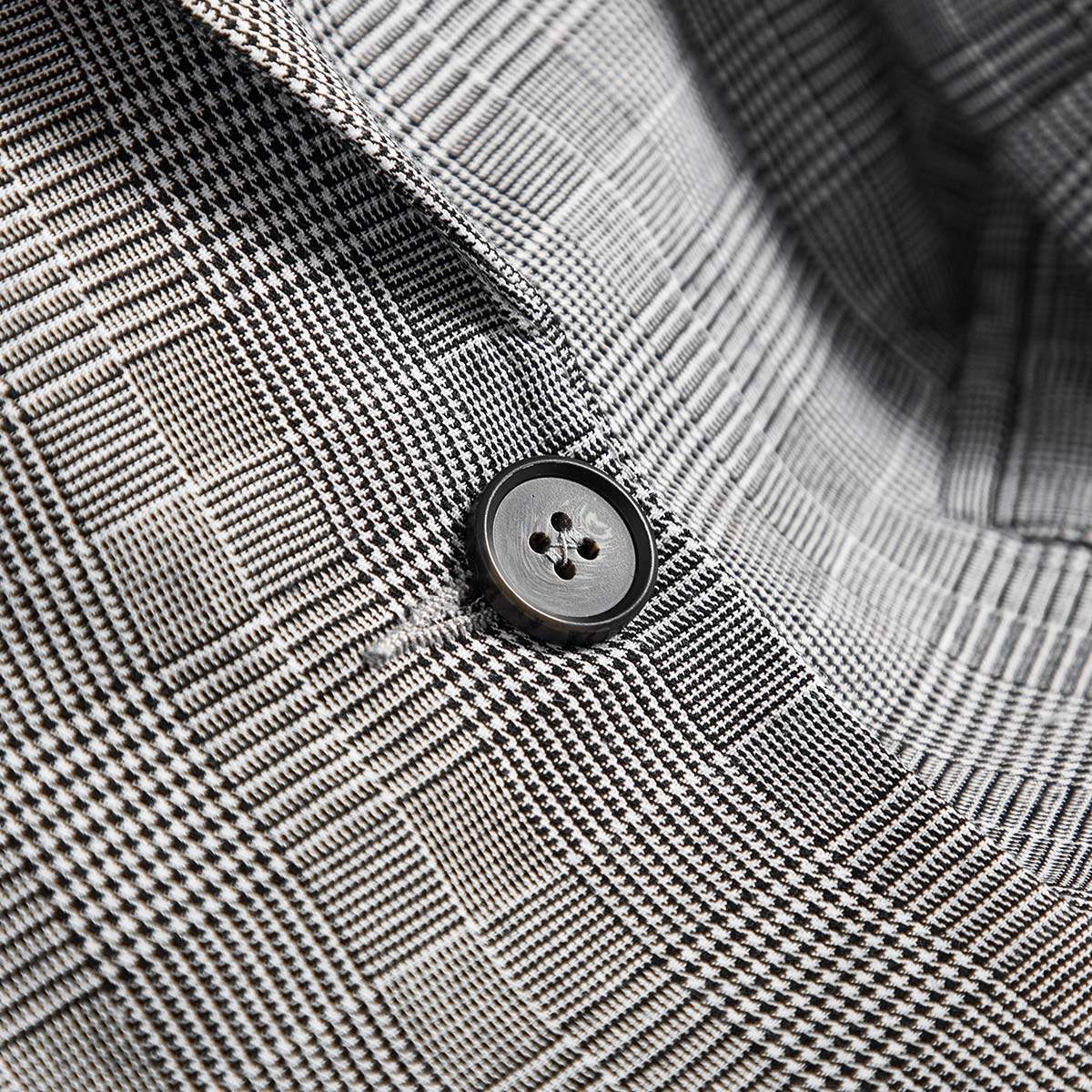 真维斯秋装新品通勤ol风修身格纹秋 真维斯时尚短外套