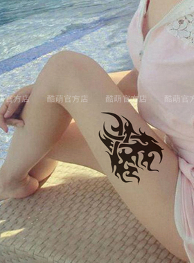 火焰图腾纹身男女大花臂