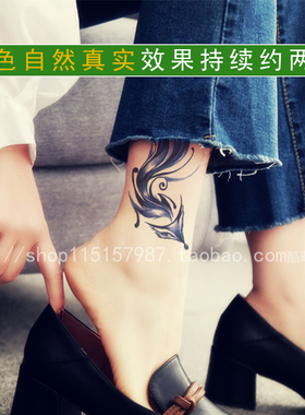 高级狐狸纹身防水男女持久仿真