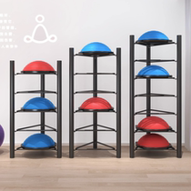 Yoga Pavilion Wave Speed Ball Containing Rack Semi-circle Ball Balanced Ball Finishing Gym Multilayer Show Shelf Triangle Shelf