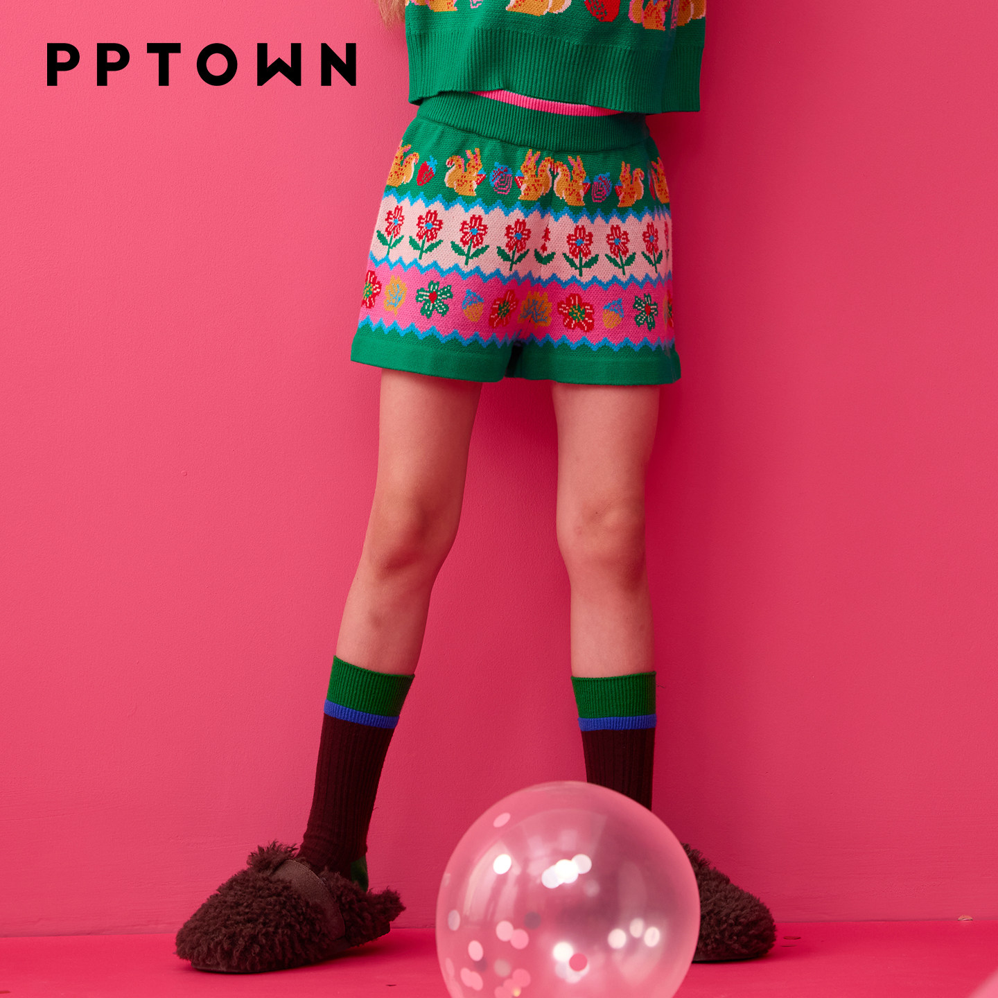 女童针织短裤秋冬新款裤子儿童洋气毛裤外穿裤子百搭打底裤,淘宝优惠券,粉丝福利购,淘宝优惠卷