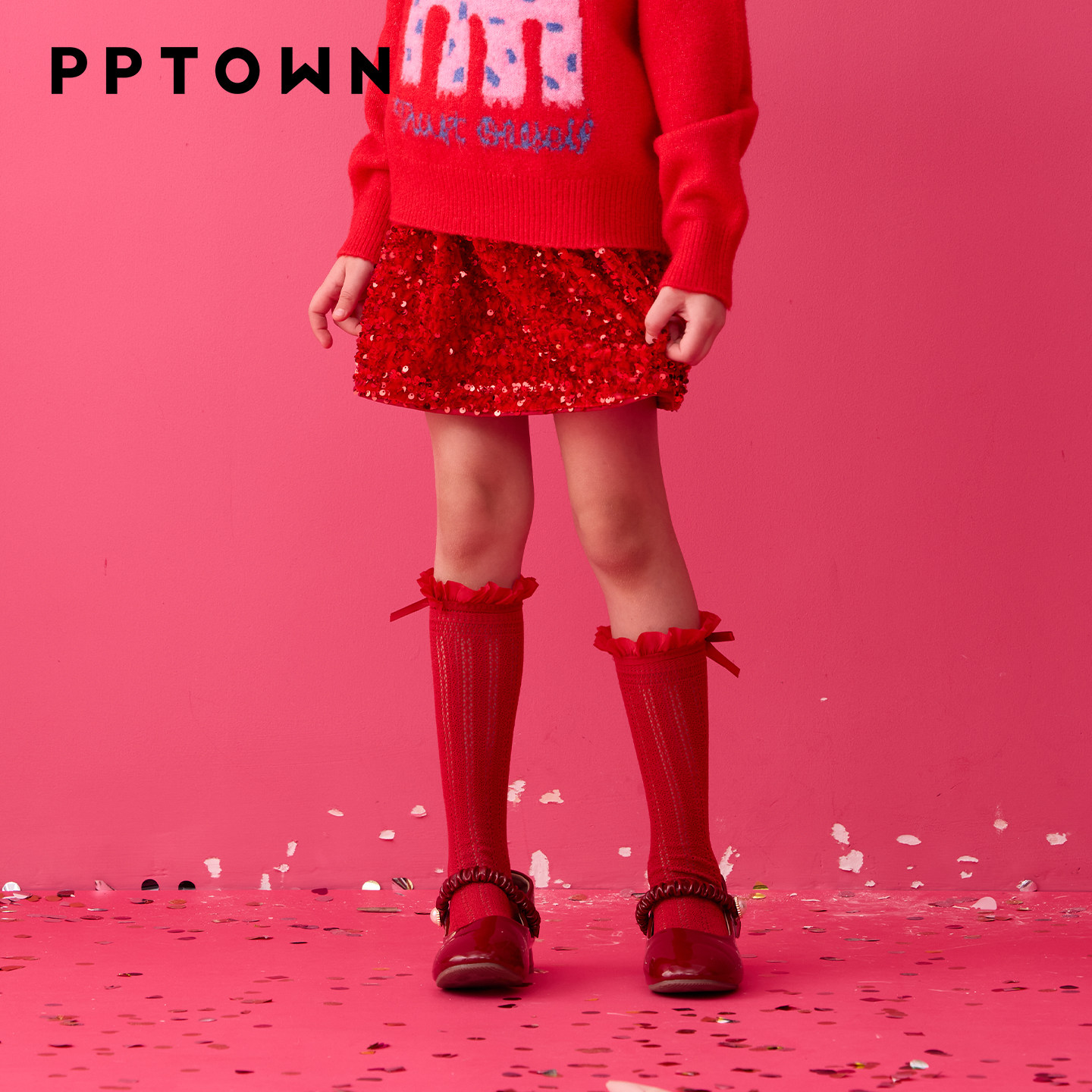 女童半身裙新款儿童珠片闪闪亮片短裙子A字秋冬装公主裙新年童装,淘宝优惠券,粉丝福利购,淘宝优惠卷