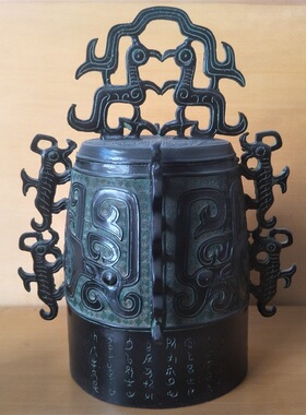 青铜器仿古风挂件家居四虎编钟