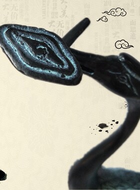 客厅仙鹤仿古装饰品仿古