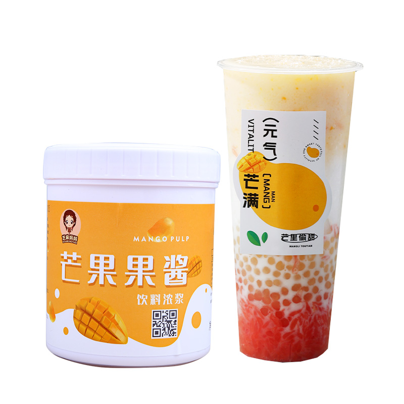 芒果果酱果粒果露果泥 杨枝甘露原材料芝芝芒芒奶茶店专用原材料 - 图3