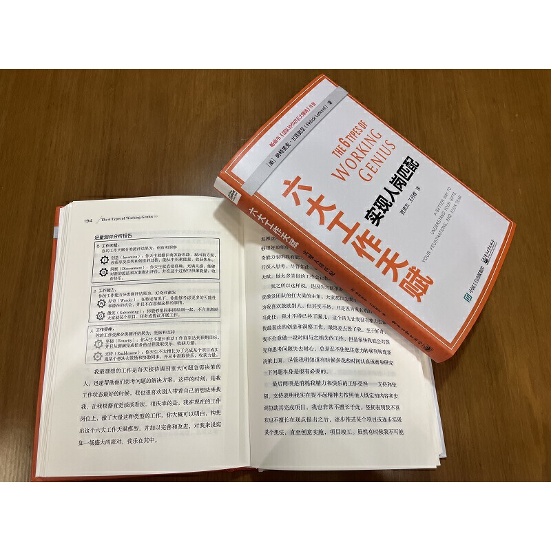 六大工作天赋 实现人岗匹配 沉浸式了解个人的性格特质 工作长项及个人偏好和团队工作天赋结构 团队建设 员工投入度 企业管理书