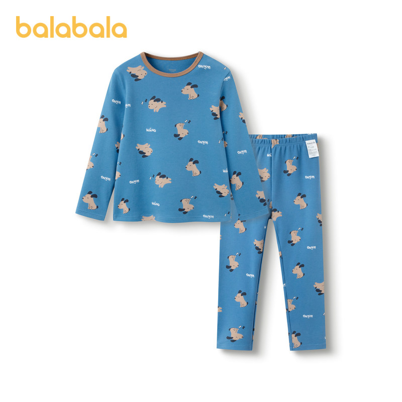 巴拉巴拉宝宝保暖内衣套装秋冬加厚儿童秋衣秋裤男女小童打底睡衣,淘宝优惠券,粉丝福利购,淘宝优惠卷