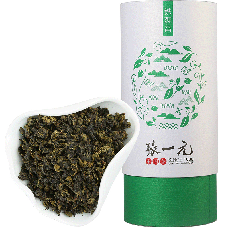 张一元茶叶乌龙茶铁观音（茶语）浓香型兰花香新春茶一级150g罐装 - 图0