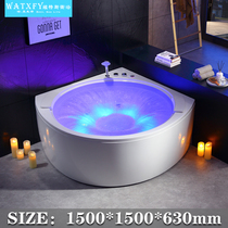 Vettes Luxury Surf Massage Bath home Small family Thermostatic Bubble Bath nets Red Falls tub 1 5 m