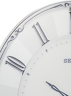 Seiko/精工 KX504 电波可关闭施华洛世奇水晶挂钟长待机 日本代购