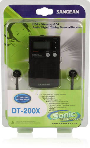 SANGEAN/山进 DT-200X FM/AM便携式收音机 美国代购 正品保证 - 图3