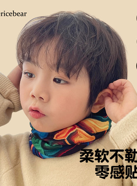 儿童围脖加绒护耳韩版冬季
